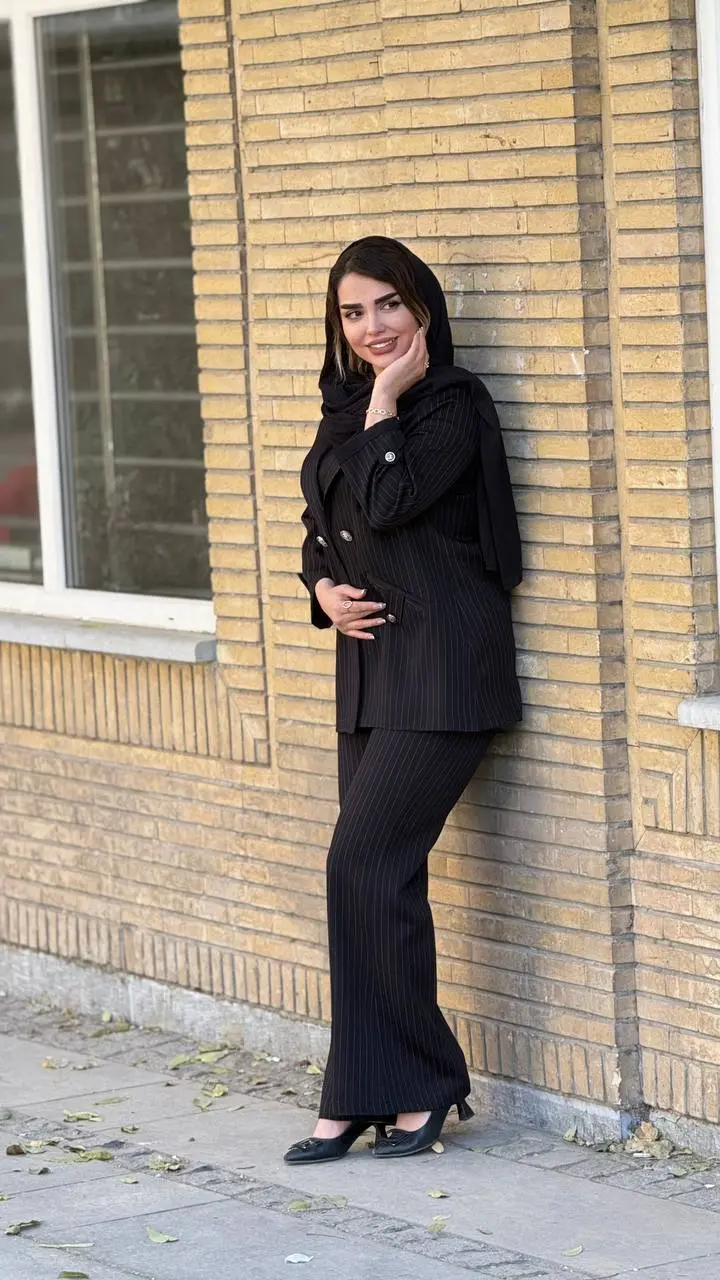 کت و شلوار بند دکمه دار